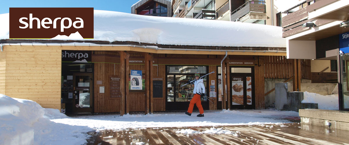 Magasin alimentation générale situé à Manigod Merdassier Haute Savoie site aravis Arvimedia