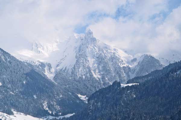 Massif de montagne de Haute Savoie 